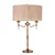 Endon 63648 - Stona lampa STANFORD 2xE14/40W/230V mesing/bež