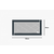 HANAH HOME Ogledalo Pierre Fume White v2