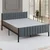 Hanah Home Francuski ležaj Lotus, 140x88x200 cm, Antracit