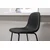 Venture Design Barski stol Polar 43x105x42 cm črne barve