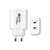 Prio 50W zidni punjač za brzo punjenje 30W PD PPS (USB C) + 20W PD (USB C) bijeli