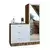 Hanah Home Komoda 60?x72x47cm Bež-Bela