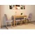 HANAH HOME Vina Mini 03 0701 Oak Soho Grey (Produžni set trpezarijskih stolova i stolica (6 komada))
