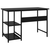 Stol za računalo crni 105 x 50 x 72 cm od MDF-a i metala