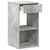 Noćni ormarići s ladicom 2 kom beton sivi 35x34x66,5 cm