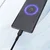 DUDAO Kabel USB-A – USB-C 5 A, 1 m – črn