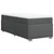 Vidaxl Box spring postelja z vzmetnico temno siva 90x200 cm blago