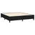 Krevet box spring s madracem LED crni 180x200 cm od tkanine