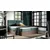 Boxspring postelja Wood 5 - 160x200 cm - temni hrast