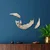 Aberto Design Set zidne dekoracije Love Birds - 2, 41x21x4, 26x8x2 cm, 3 komada, Krem