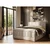 Siva boxspring postelja s prostorom za shranjevanje 200x200 cm Caya – Maison de Reve