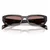Prada Ženske naočare za sunce 0PR B06S 17N60B, Četvrtaste, Smeđe