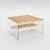 Hanah Home Klub sto Niagara S101 75x40x75cm Hrast