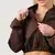 GymBeam Women‘s NEO Zip-Up Sweatshirt Mocha