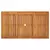 vidaXL Vrtna miza 140x80x74 cm trden akacijev les