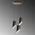 Opviq Luster KESIK-6176-3-RETRO, 75-121cm, 40 cm, 3xE27