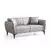 Atelier del Sofa Dvosed Belissimo 180x67x95cm Sivi