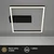Briloner - LED plafonsko svetlo FRAME LED/14W/230V 3000K 30x32 cm crna