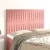 Vidaxl Vzglavje postelje roza 144x5x118/128 cm žamet