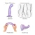 strap-on-me Dildo Plug P&G Size S Metallic Lilac