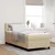 Vidaxl LED Box Spring Postelja Svetlo siva in bela. 80 x 200 cm