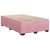 VIDAXL Box spring postelja z vzmetnico roza 120x200 cm žamet