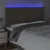 Vidaxl LED posteljno vzglavje taupe 160x5x118/128 cm blago