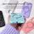 Maska za telefon iPhone 15 Pro Max CRYSTAL GLOW, Magsafe, Ljubičasta
