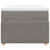 Vidaxl Box spring postelja z vzmetnico taupe 90x190 cm blago