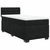 vidaXL Box spring postelja z vzmetnico črna 80x200 cm žamet