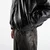 Jakna MISBHV Faux Leather Puffer Bomber Jacket Black S