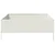 Vrtna visoka greda bela 100x100x41 cm jeklo