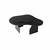 HANAH HOME Sto za dnevnu sobu Melted Black