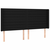 VIDAXL Box spring postelja z vzmetnico LED črna 180x200 cm b