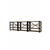 HANAH HOME Polica Prof Walnut Black
