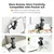 K&F DJI OSMO Pocket 4 Magnetic Mantis Bracket Frame | Cold Shoe, Action Port, 1/4 Mount, Lanyard Ho