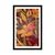 Plakat s paspartujem cvet oranžne lilije - 60x90 silver