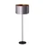 Duolla - Podna lampa CANNES 1xE27/15W/230V prečnik 45 cm srebrna/bakrena/crna