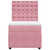 vidaXL Box spring postelja z vzmetnico roza 90x200 cm žamet