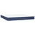 Greatstore Box spring postelja z vzmetnico modra 160x200 cm blago