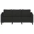 vidaXL Trosed črn 180 cm blago