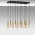 Opviq Tempo 6037 Visilica, E27, 10x40W, IP20, Crna