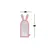 Hanah Home Podno ogledalo Rabbit, 80 cm x 180 cm, Roze