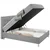 Box Krevet Oviedo 160/200 cm , siva