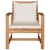 Stolica 2 Komad Smeđa i krem 65 x 60 x 76,5 cm Čvrsto teak drvo