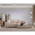Atelier del Sofa Ugaona garnitura Pirlo 100x88x260cm Bež