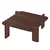 Hanah Home klub sto Marais, 117 cm, orah Milano