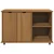 Vidaxl Gležnji kabinet s kolesom Medeno rjava 100 x 39 x 65,5 cm