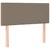Vidaxl Box spring postelja z vzmetnico taupe 90x200 cm blago