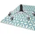 Decormat Podloga za stol Green pattern 140x100 cm 2 cm